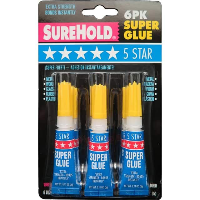 78-SH-350 5 STAR SUPER GLUE 6 PACK
