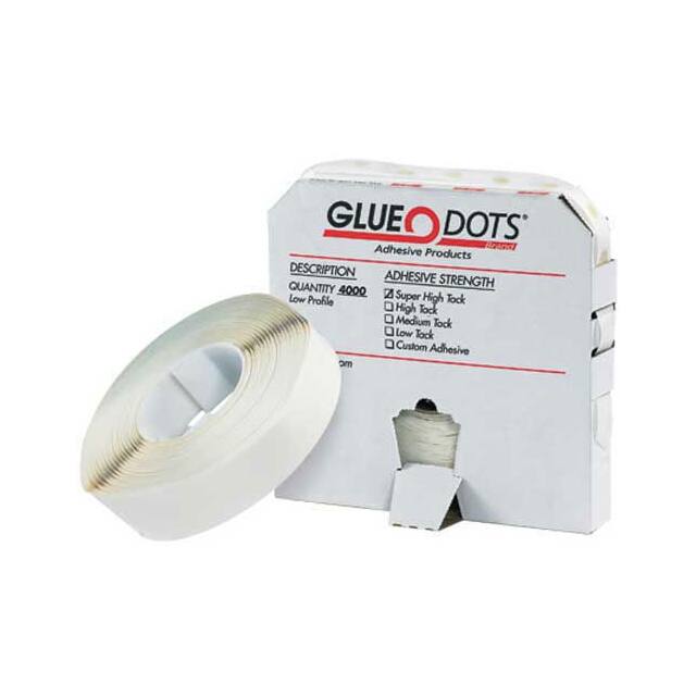 GD104 SUPER HIGH TACK GLUE DOTS, 1/2"