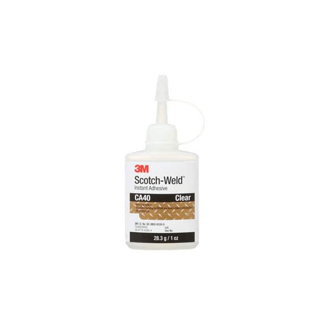 CA40 1 OZ BOTTLE 3M SCOTCH-WELD CA40 INSTANT ADHE