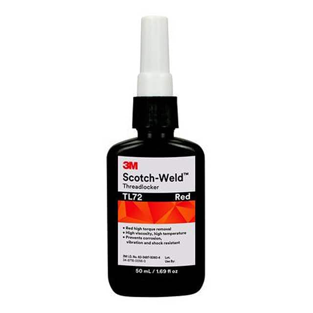 TL72 RED 1.69OZ SCOTCH-WELD THREADLOCKER TL72