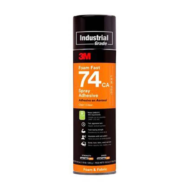 74 CA CLR 19.0OZ FOAM FAST 74 CA SPRAY ADHESIVE -