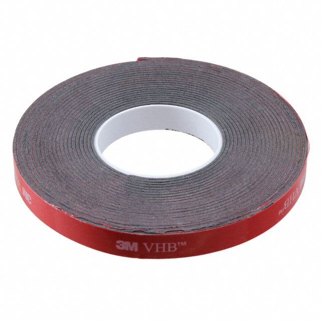 0.375-5-5952 TAPE DBL COATED BLACK 3/8"X 5YDS