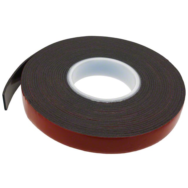 0.25-5-5952 TAPE DBL COATED BLACK 1/4"X 5YDS