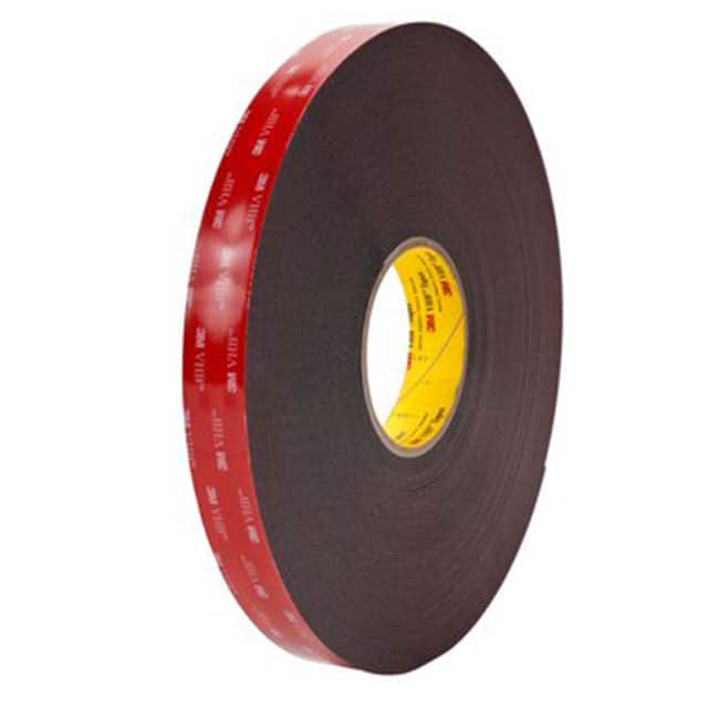 5952(3/4"X36YD) TAPE DBL COATED BLK 3/4"X 36YDS