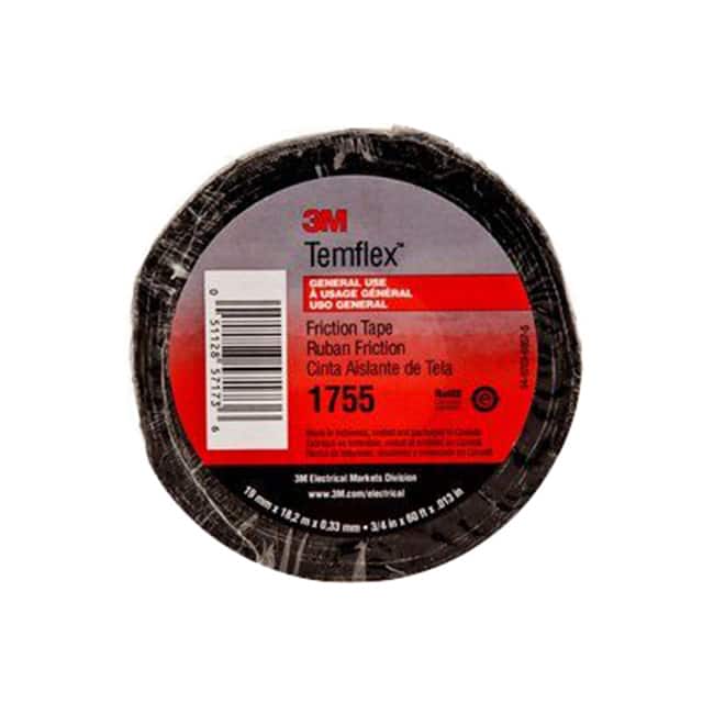 1755-3/4X60FT 3/4"X60' FRICTION TAPE BLK