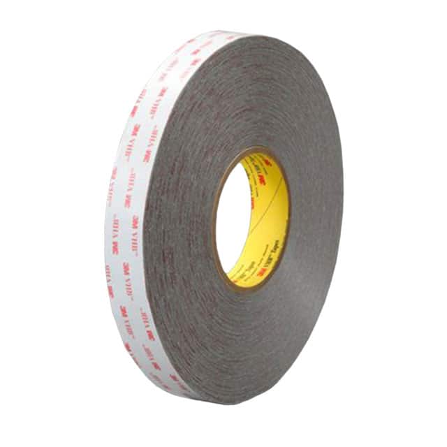 4926(1/2"X72YD) TAPE DBL COATED GRAY 1/2"X 72YDS
