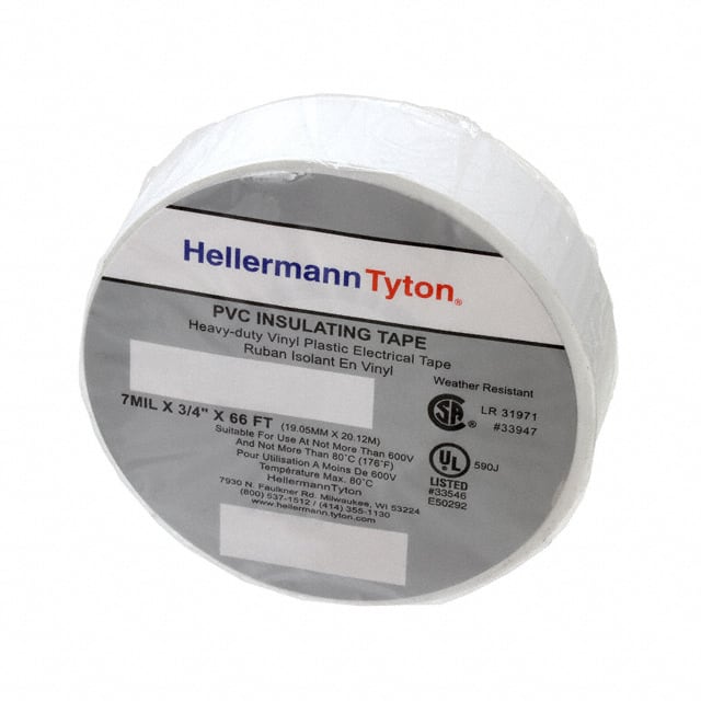 ETST6610 TAPE ELECTRICAL WHT 3/4"X 22YDS