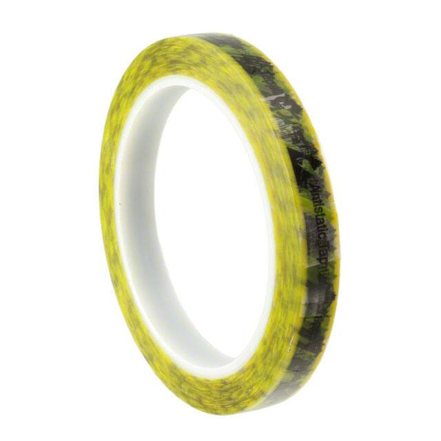 79275 TAPE ESD CLEAR/YLW 1/2"X 72YDS