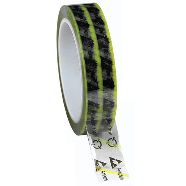 79277 TAPE ESD CLEAR/YLW 1"X 72YDS