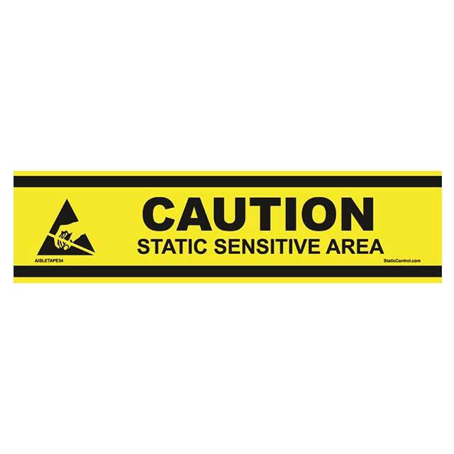 AISLETAPE54 TAPE MARKING YLW/BLACK 3"X 18YD