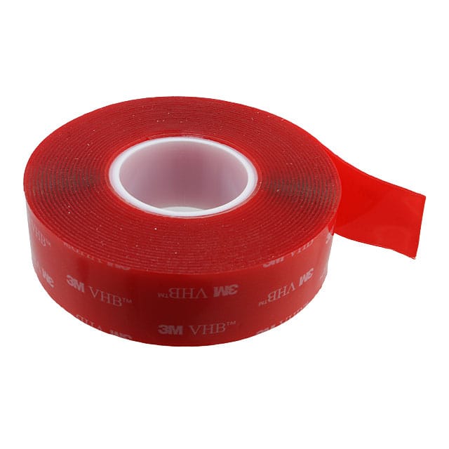 1-5-4910 TAPE DBL COATED CLEAR 1"X 5YDS