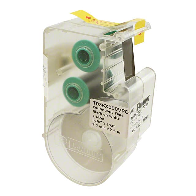 T038X000VPC-BK TAPE MARKING BLK/WHT 3/8"X 8.3YD