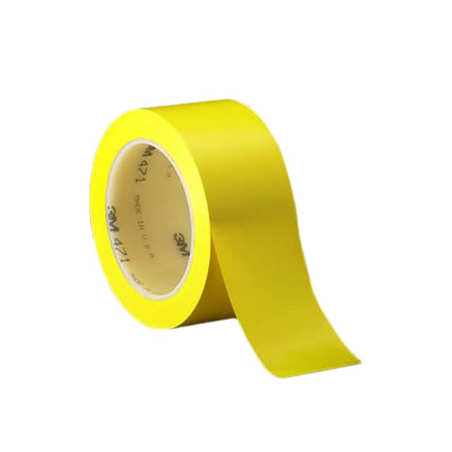 471-YELLOW-2"X36YD-BOX TAPE CONFORM VINYL YLW 2"X 36YDS