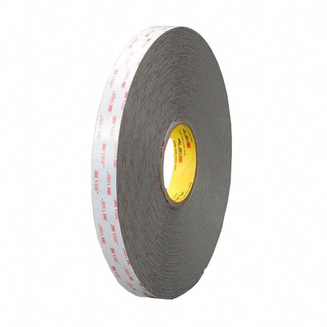4956-GRAY-1/2"X36YD TAPE DBL COATED GRAY 1/2"X 36YDS