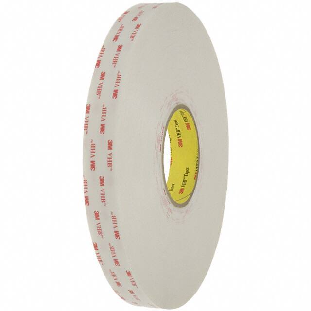 4950-1"X36YD-SMPK TAPE DBL COATED WHITE 1"X 36YDS