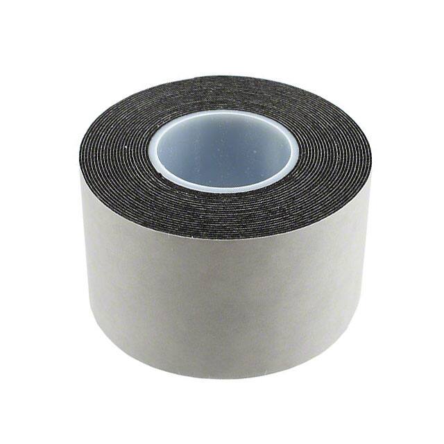2-5-4462B TAPE DBL COATED BLACK 2"X 5YDS