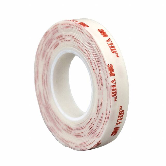 1/2-5-4930 TAPE DBL COATED WHITE 1/2"X 5YDS
