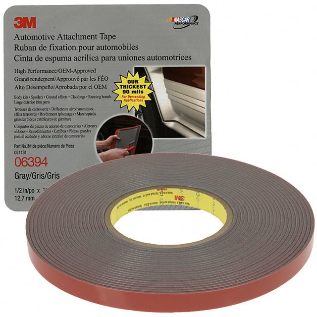 06394 TAPE DBL COATED GRAY 1/2"X 10YDS