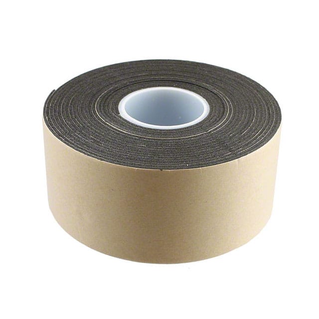 2-5-4496B TAPE DBL COATED BLACK 2"X 5YDS