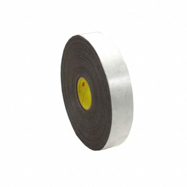 4462B-3/4"X72YD TAPE DBL COATED BLK 3/4"X 72YDS