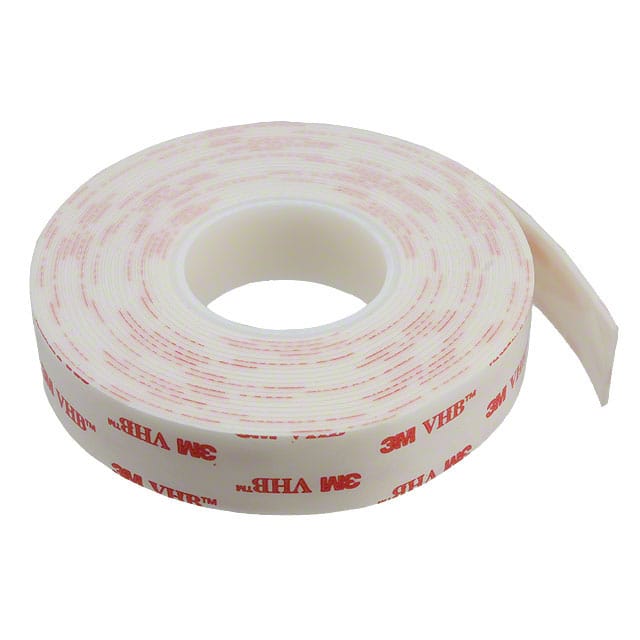 3/4-5-4952 TAPE DBL COATED WHITE 3/4"X 5YDS