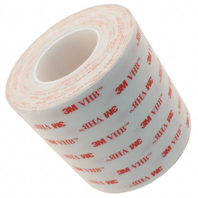 3-5-4930 TAPE DBL COATED WHITE 3"X 5YDS