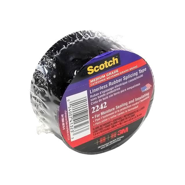 2242-1-1/2X15FT TAPE ELECTRICAL BLK 1 1/2"X 5YDS