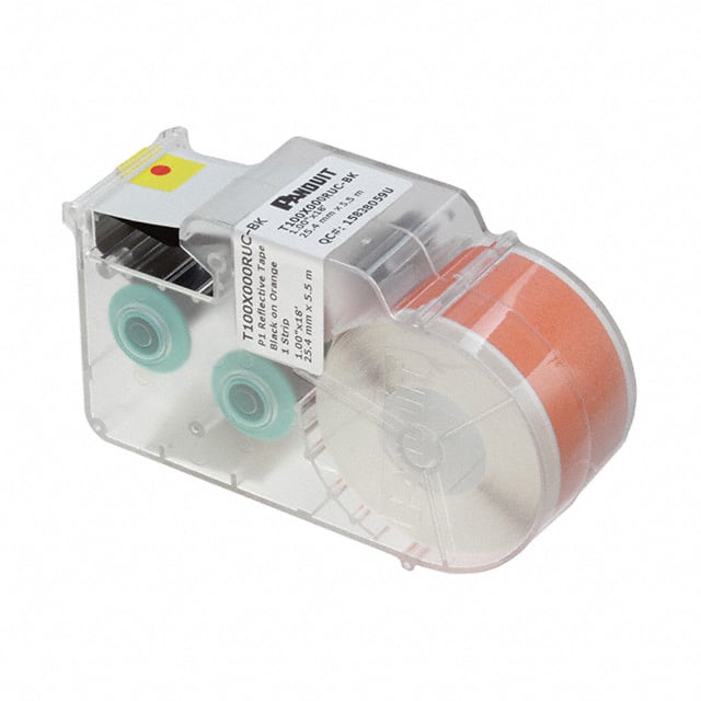 T024X000FJC-BK TAPE MARKING BLK/WHT 0.24"X8.3YD