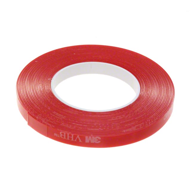 0.25-5-4905 TAPE DBL COATED CLEAR 1/4"X 5YDS