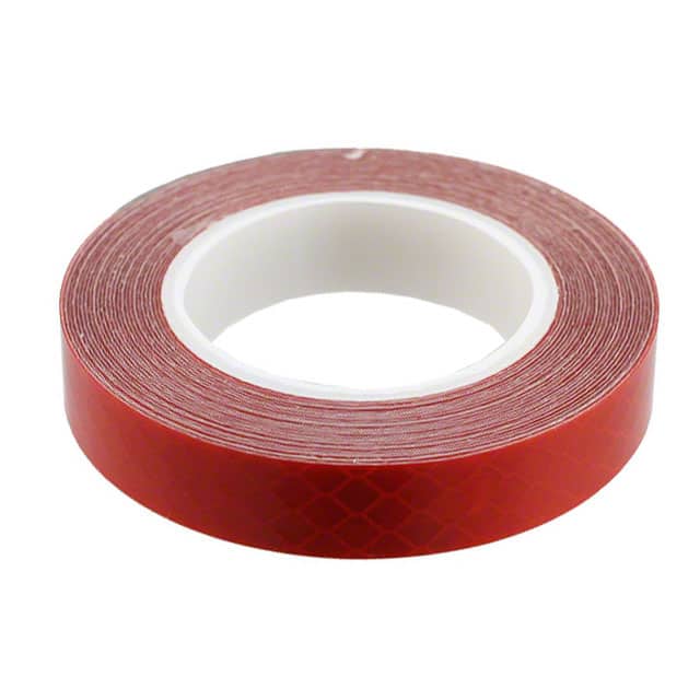 1/2-5-3432 TAPE REFLECTIVE RED 1/2"X 5YDS