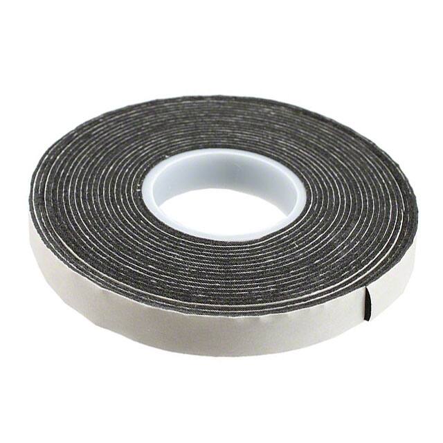 1/2-5-4466B TAPE DBL COATED BLACK 1/2"X 5YDS