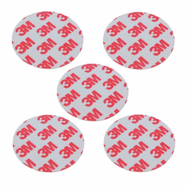 5-9088-2 TAPE DBL COATED CLEAR 2" DIA 5PK