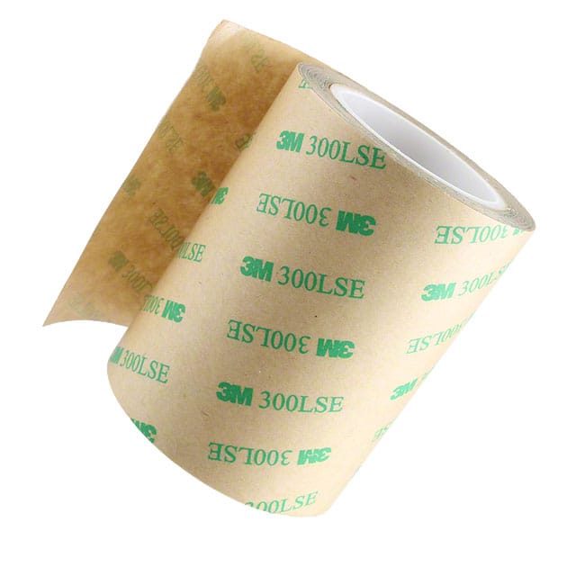 3-5-9490LE TAPE DBL COATED CLEAR 3"X 5YDS