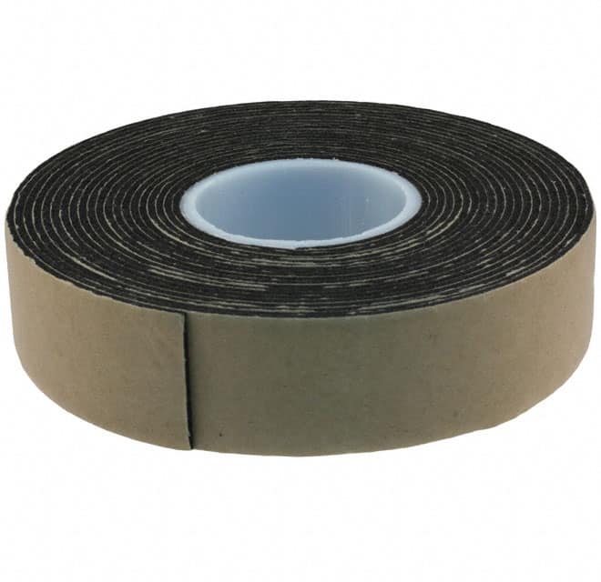 1-5-4496B TAPE DBL COATED BLACK 1"X 5YDS