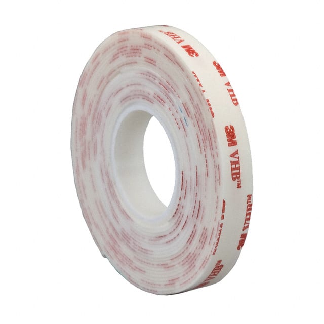 1/2-5-4950 TAPE DBL COATED WHITE 1/2"X 5YDS