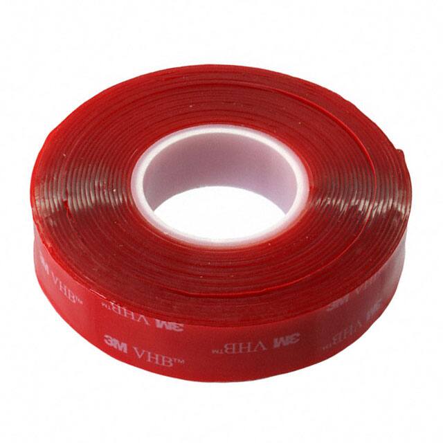 3/4-5-4910 TAPE DBL COATED CLEAR 3/4"X 5YDS