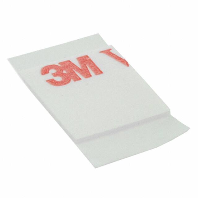 3M 4930 0.5"SQ-250 TAPE DBL COAT 1/2"X 1/2" 250PK