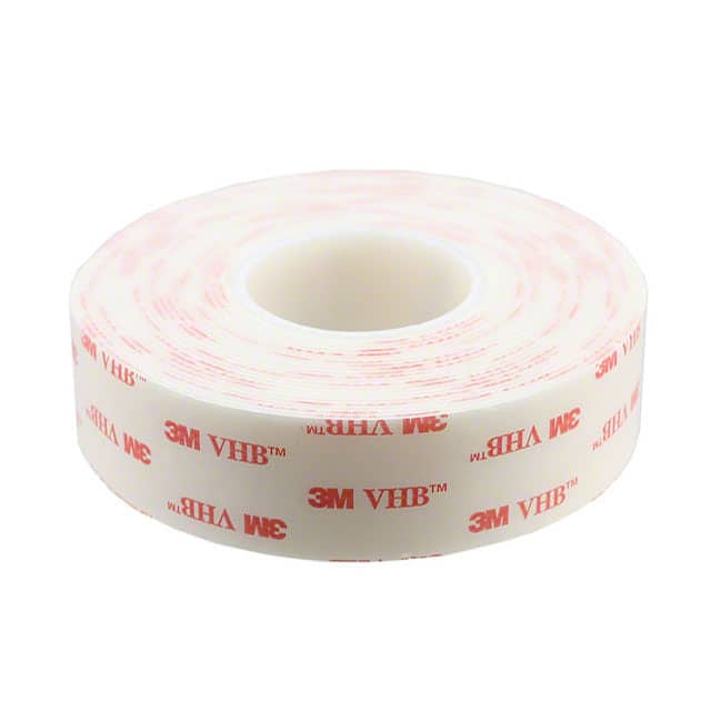 1-5-4952 TAPE DBL COATED WHITE 1"X 5YDS