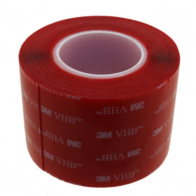 2-5-4905 TAPE DBL COATED CLEAR 2"X 5YDS