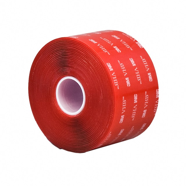 2-5-4910 TAPE DBL COATED CLEAR 2"X 5YDS
