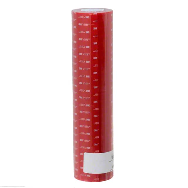 12-5-4905 TAPE DBL COATED CLEAR 12"X 5YDS