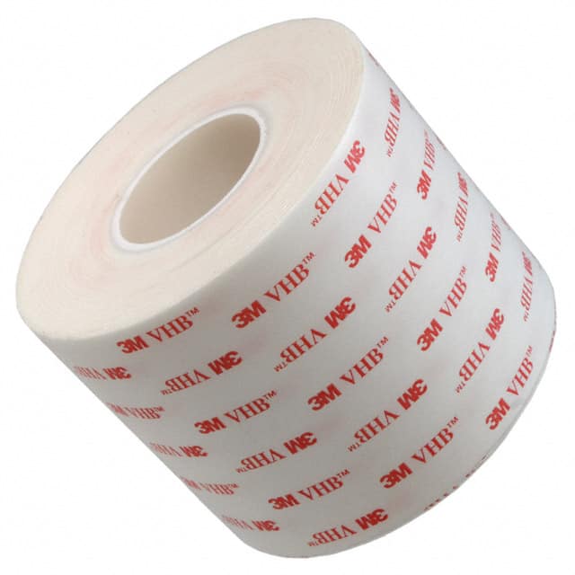 3-5-4950 TAPE DBL COATED WHITE 3"X 5YDS
