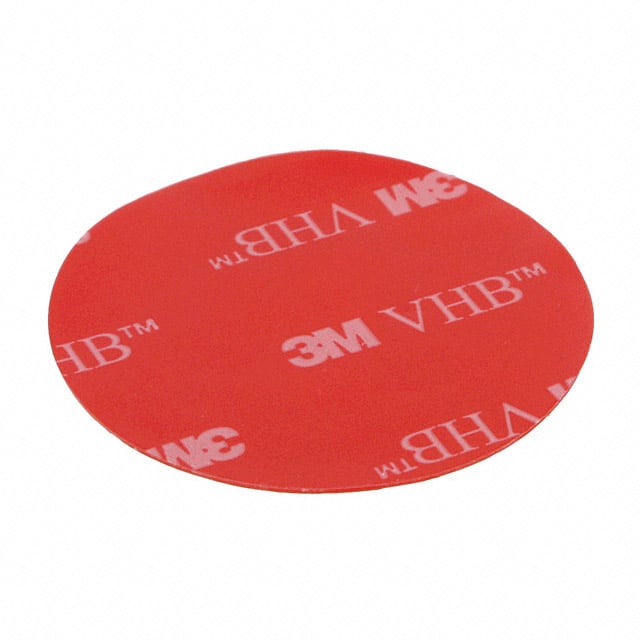 5-4905-1.5 TAPE DBL COAT CLR 1 1/2" DIA 5PK