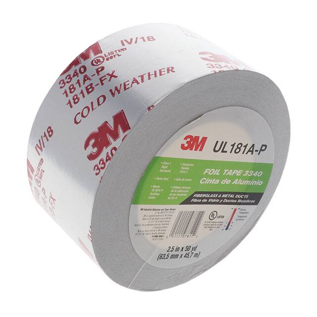 07811 HVAC FOIL TAPE 2.5IN X 50YDS