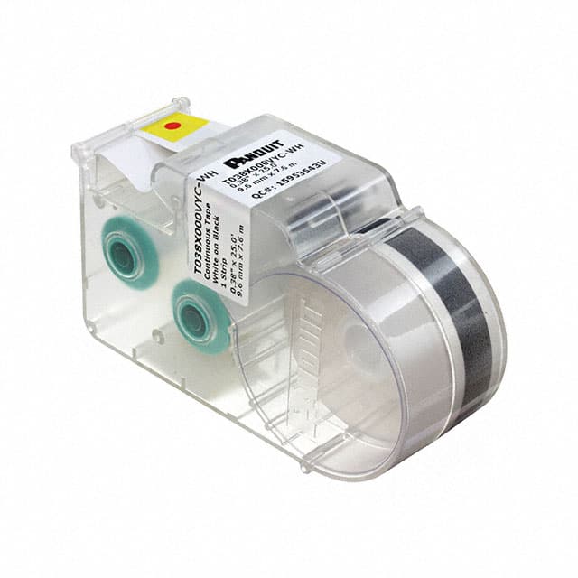 T038X000VYC-WH TAPE MARKING WHT/BLK 3/8"X 8.3YD