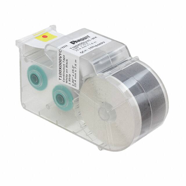 T100X000VYC-WH TAPE MARKING WHT/BLK 1"X 8.3YDS