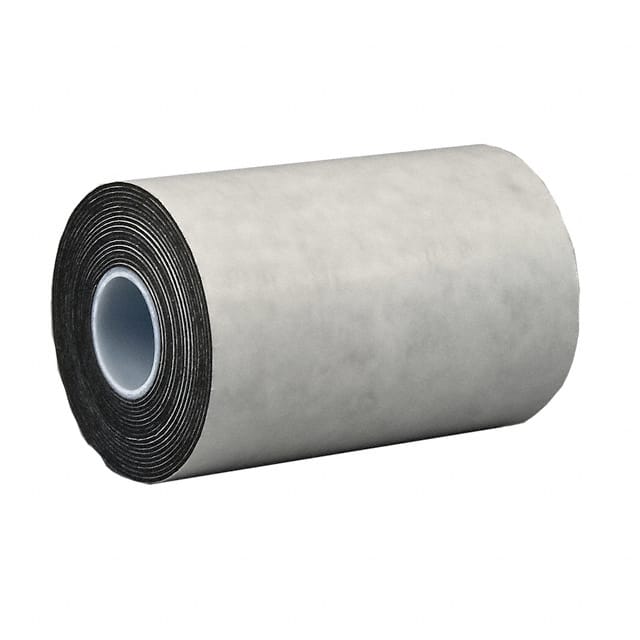 6-5-4466B TAPE DBL COATED BLACK 6"X 5YDS