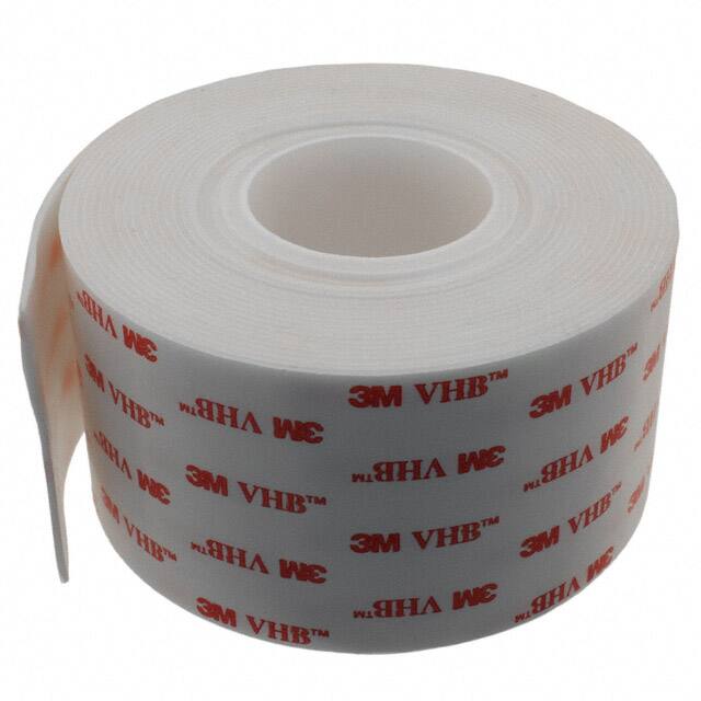 2-5-4950 TAPE DBL COATED WHITE 2"X 5YDS