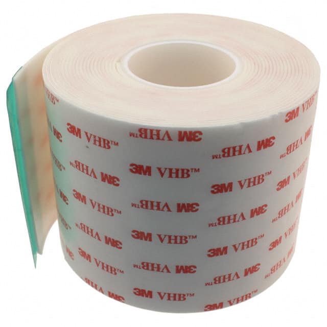 6-5-4952 TAPE DBL COATED WHITE 6"X 5YDS