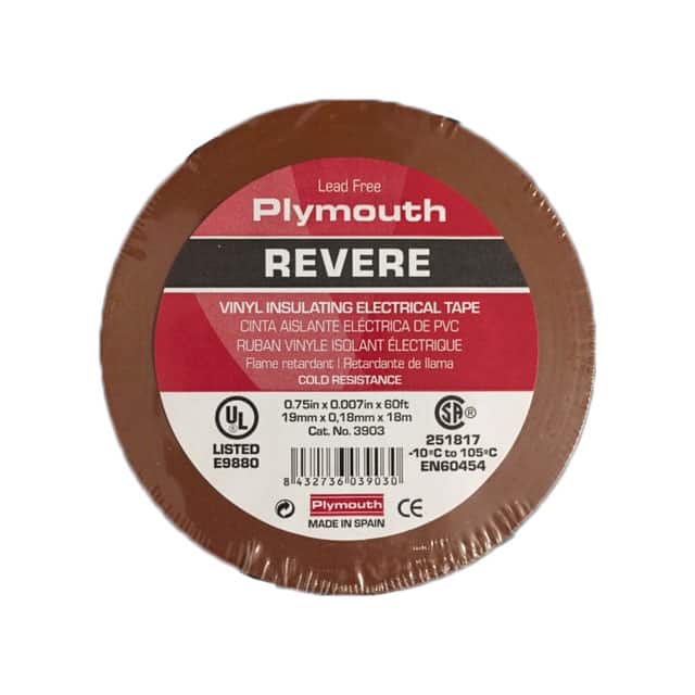 14-3903 TAPE-REVERE BROWN